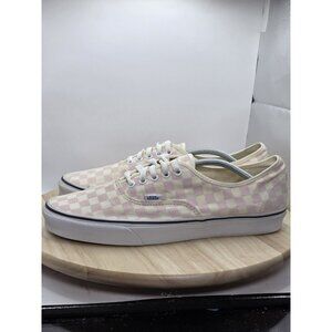 Vans Chalk Pink Checker board Mens Size 13  Sneakers skate shoes 721356
